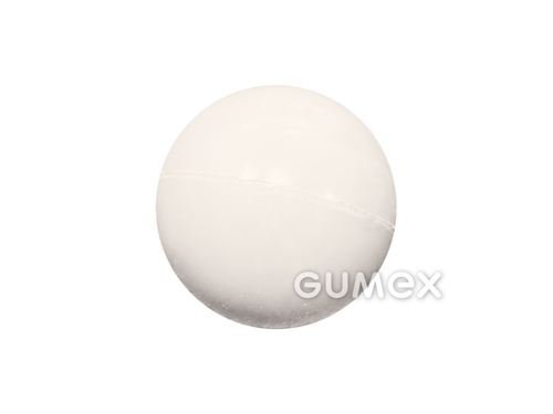 Gumová čistiaca gula pre preosievacie zariadenie, priemer 30mm, FDA, 65°ShA, EPDM, -40°C/+110°C, biela